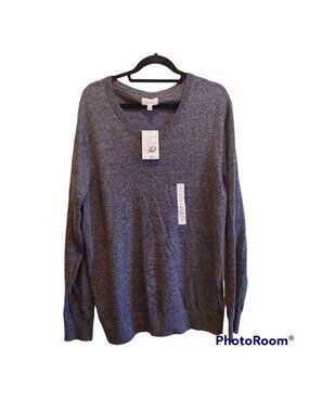 NWT Croft & Barrow Sweater Mens XXL Gray Sweater Men's marled career dad soft
